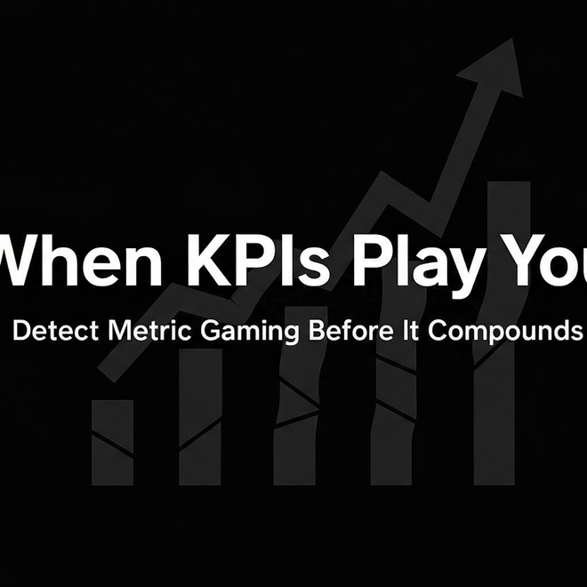 Image of: When KPIs Play You: How Metrics Shape (and Warp) Strategy